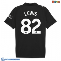 Fotballdrakt Herre Manchester City Rico Lewis #82 Bortedrakt 2025-26 Kortermet